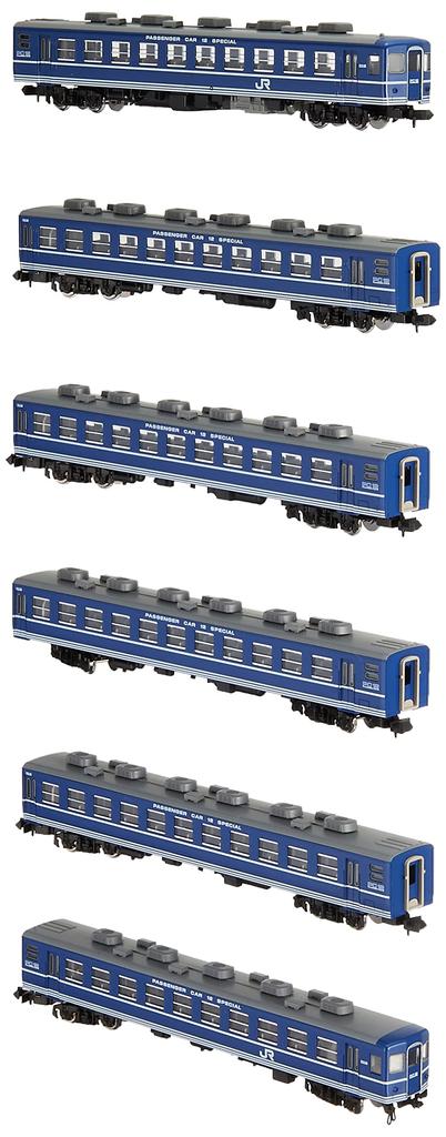 TOMIX N Gauge 12 Series Passenger Car Spur Oyama Set 6 Cars 98727 Railway Model Passenger Car