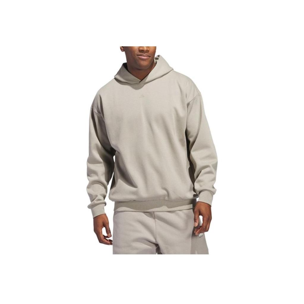 Adidas Basketball Hooded Casual Fashion Soft Pullover Sweatshirt Unisex Sweatshirt Gray JC7846