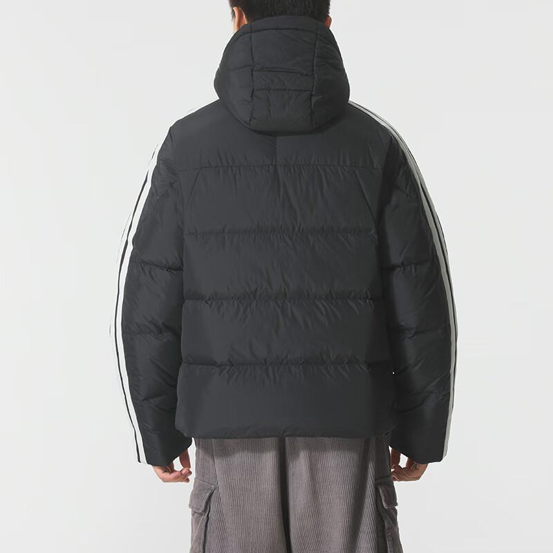 Adidas Warm Windproof Striped Zipper Duck Down Jacket Men Jackets KC2493