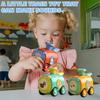 Car  Toy Car Press Change Face With Whistle Small Train Shatterproof