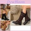 Elegante Wish PU Patchwork-Reitstiefel mit runder Zehenpartie, hohem Schaft und kniehohem Schaft für Damen