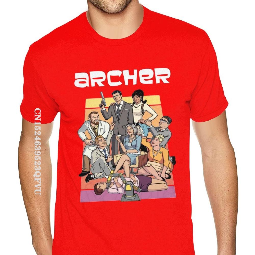Lila Fara Zon Archer T-shirt Herr Dam Anpassad Oversized Anime T-shirt Herr Ultra Bomull O-ringad T-shirts