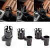 2-in-1-Auto-Getränkehalter-Expander-Adapter, doppelter Getränkehalter, um 360 Grad drehbar, verstellbar und ausziehbar, für Getränke, Wasser