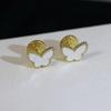 Butterfly earrings classic style  Electroplating gift for girl birthday gift Daily outfit for birthday party jewelry Gifts for Men and Women