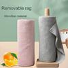 Reusable Cleaning Wipe Household Microfiber Towel Rolls Dish Rags Wash Paper Towel Parts