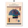 Farbe Wild Abstraktes Poster Geometrie Kandinsky Retro Kunstdruck Leinwand