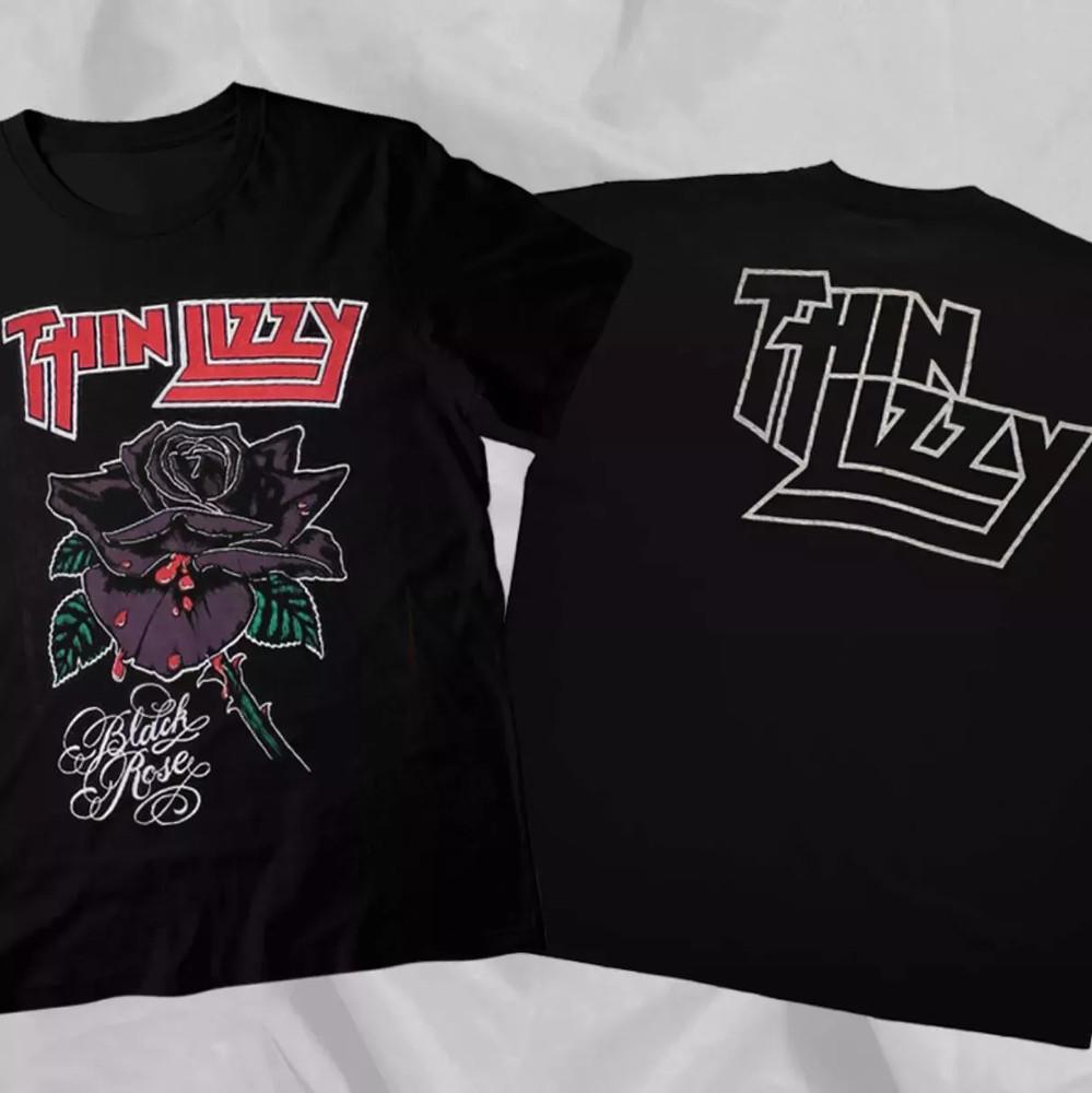 Thin Lizzy Band Black Twoside Cotton All To 4XL Shirt Unisex Unisex T-Shirt S