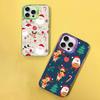 Weihnachts-Cartoon-Neujahrs-Handyhülle Für IPhone 16 15 14 13 12 11 Pro Max X XR XSMAX 8 7 Plus Matte Stoßfeste Rückabdeckung