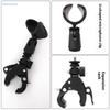 Drum Mic Clip Holder Microphone Crab Clamp Mount For Mic Stand&Drum Rim Adjustment 5/8 To 3/8 Thread Mic Clip