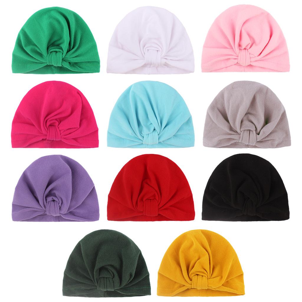 Bohemian-Style Baby Pullover Hat: Soft & Comfortable Knotted Infant Cap