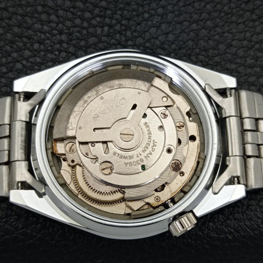 MENS VINTAGE REFURBISHED SEIKO 5 AUTOMATIC JAPAN GREY COLOR DIAL WATCH a440475-d Sk-a440475-2