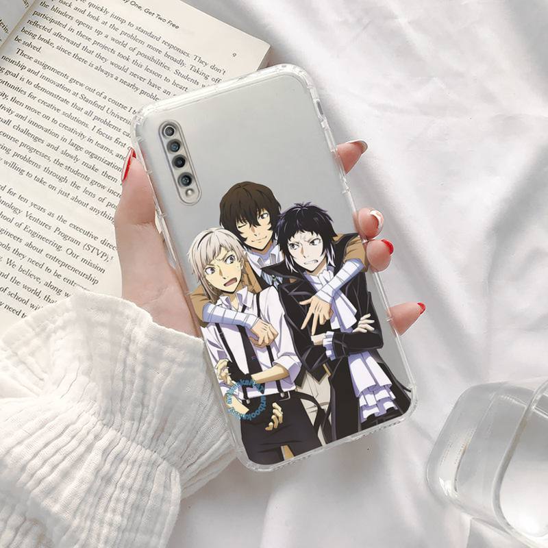 Bungou Stray Dogs Dazai Osamu Anime Phone Case Transparent for Xiaomi Redmi Note X F Poco 10 11 9 7 8 3 I T S Pro Cover Shell