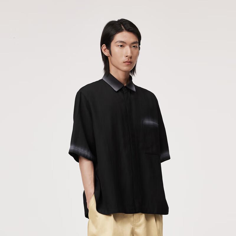 CROQUIS Men's 2024 Summer Loose Fit Short-Sleeve Shirt