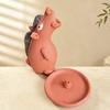Resin Bathtub Backflow Incense Burner Ash Collection Tray Cute Animal Cone Incense Holder Heat Resistant Handicraft