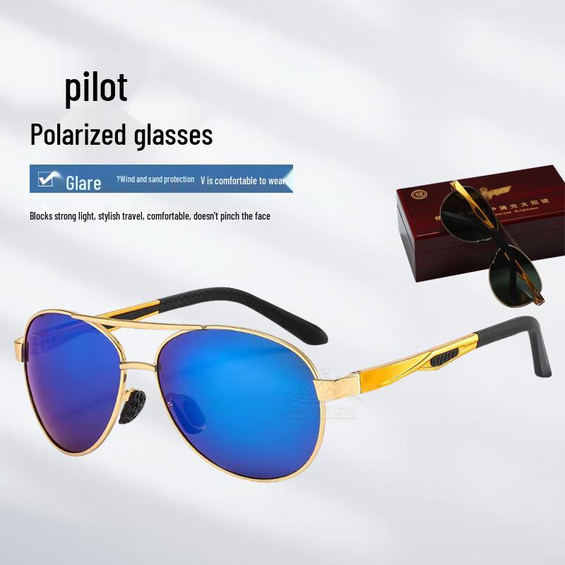 Men's Polarized Aviator Sunglasses