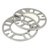 4X Silver Alloy Aluminum Car Auto Wheel Spacers Adaptor Shims Plate 4/5 Stud 5MM