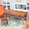 Realistic Coffee Table Miniature Model Furniture for 1/12 Dollhouses Enhancing Imagination and Creativity Roleplaying