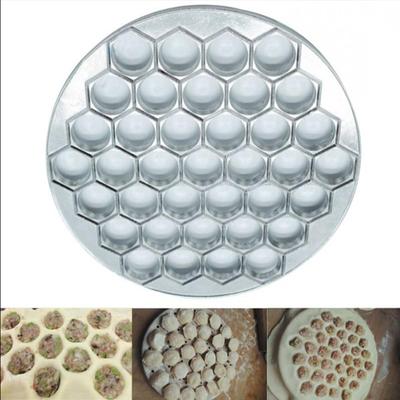 37 Löcher sechseckige Jiaozi Knödel Form Metall Küche Maker DIY Kochen Werkzeug