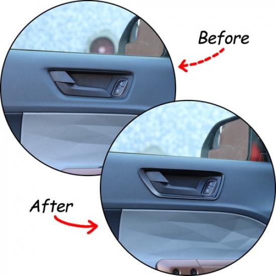 For Ford Maverick Matte Black Inner Door Handle Frame Bowl Trim Cover