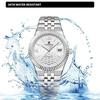NAVIFORCE Original Men Quartz Watch Calendar Stainless Steel Strap Luminous Hands Honeycomb Dial Design Waterproof 3ATM Men Watch NF9277