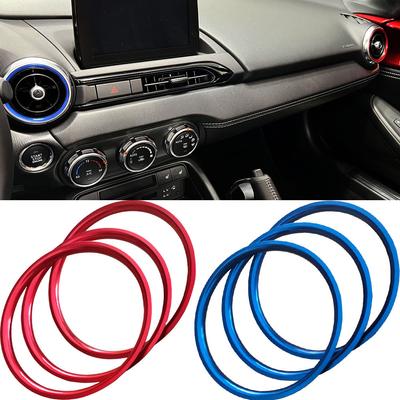 Car Air Conditioner AC Vent Outlet Ring Trim For Mazda MX-5 MX5 Mazda 2 CX-3 CX3  RF ND Car