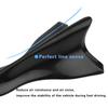 10 unids/set negro Universal techo trasero aletas de tiburón alerón difusor de aleta de tiburón generador de vórtice alerón de ala de techo de coche