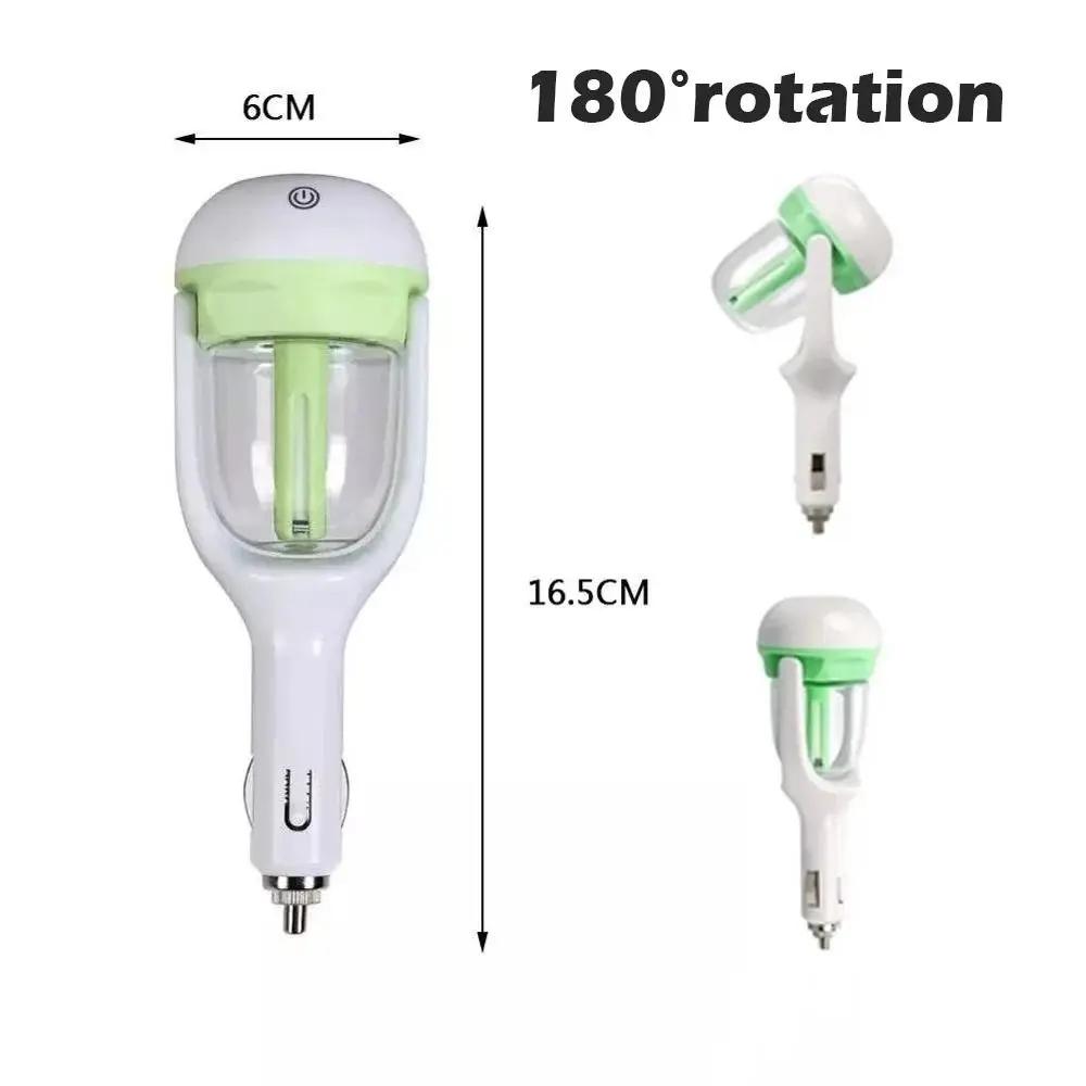 Mini Car Air Humidifier Steam Air Purifier Aroma Diffuser Essential Oil Aromatherapy Diffuser Auto Mist Maker Sprayer For Car