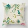 Flower Bird Characteristic Design Pillowcase Printed Pillow Cover Cushion Cover Home Bed Sofa Decorative