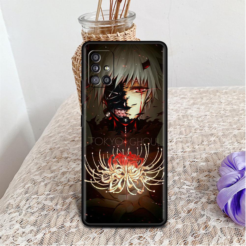 

Чехол для Samsung Galaxy A52 A12 A51 A32 A71 A21s A22 A11 A02s A03 A23 A13 A53 A41 A31 A72, мягкий чехол для телефона в стиле аниме Tokyo Ghoul Sac Samsung A02s
