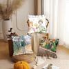 Anime Orange Pillow Case Fashion Square Pillowcase Bedroom Sofa Room Ins Decoration Leisure
