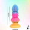 Luminous Anal Plug Soft Silicone Dildo Butt Plug with Suction Cup Anus Prostate Massager Stimulator Adult Sex Toys G Spot Clitoris Stimulator Unisex