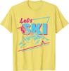 Retro 80er 90er Ski Grafik T-Shirt Vintage Neon Berg Schneesport T-Shirt
