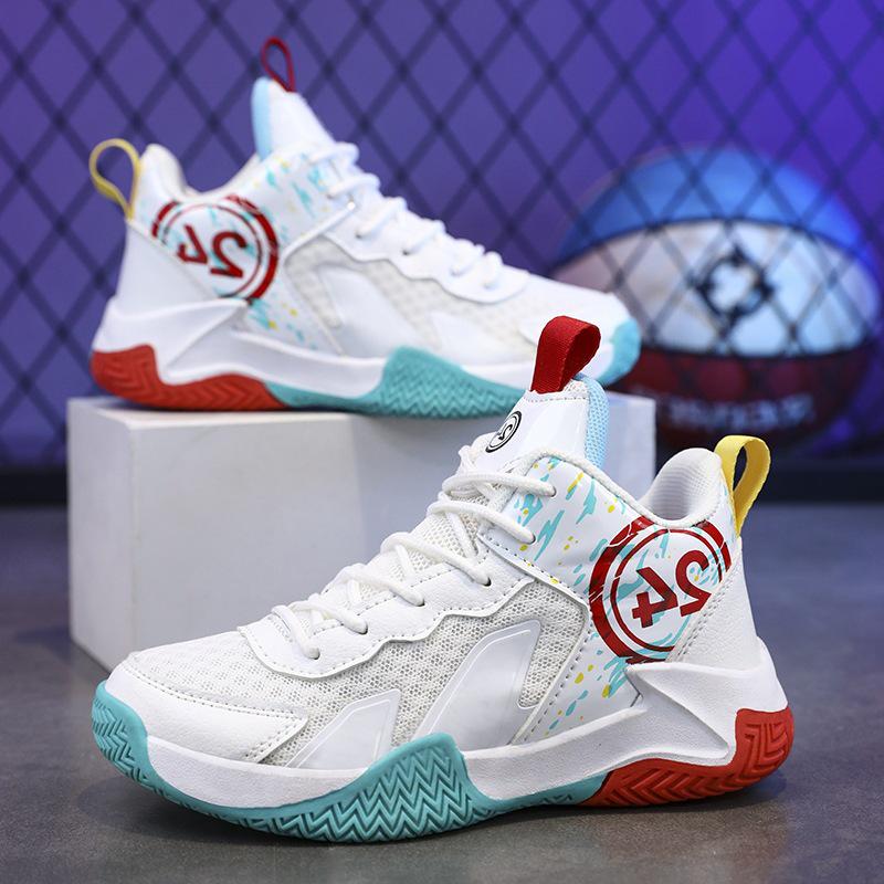 Boys' 2025 Autumn Basketball Shoes – Non-slip, Wear-resistant, Breathable Training Sneakers for Kids