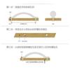 2PC Rural Style Plastic Handle Home Decoration Wardrobe Door Cabinet Handle Simple Furniture Drawer Handle