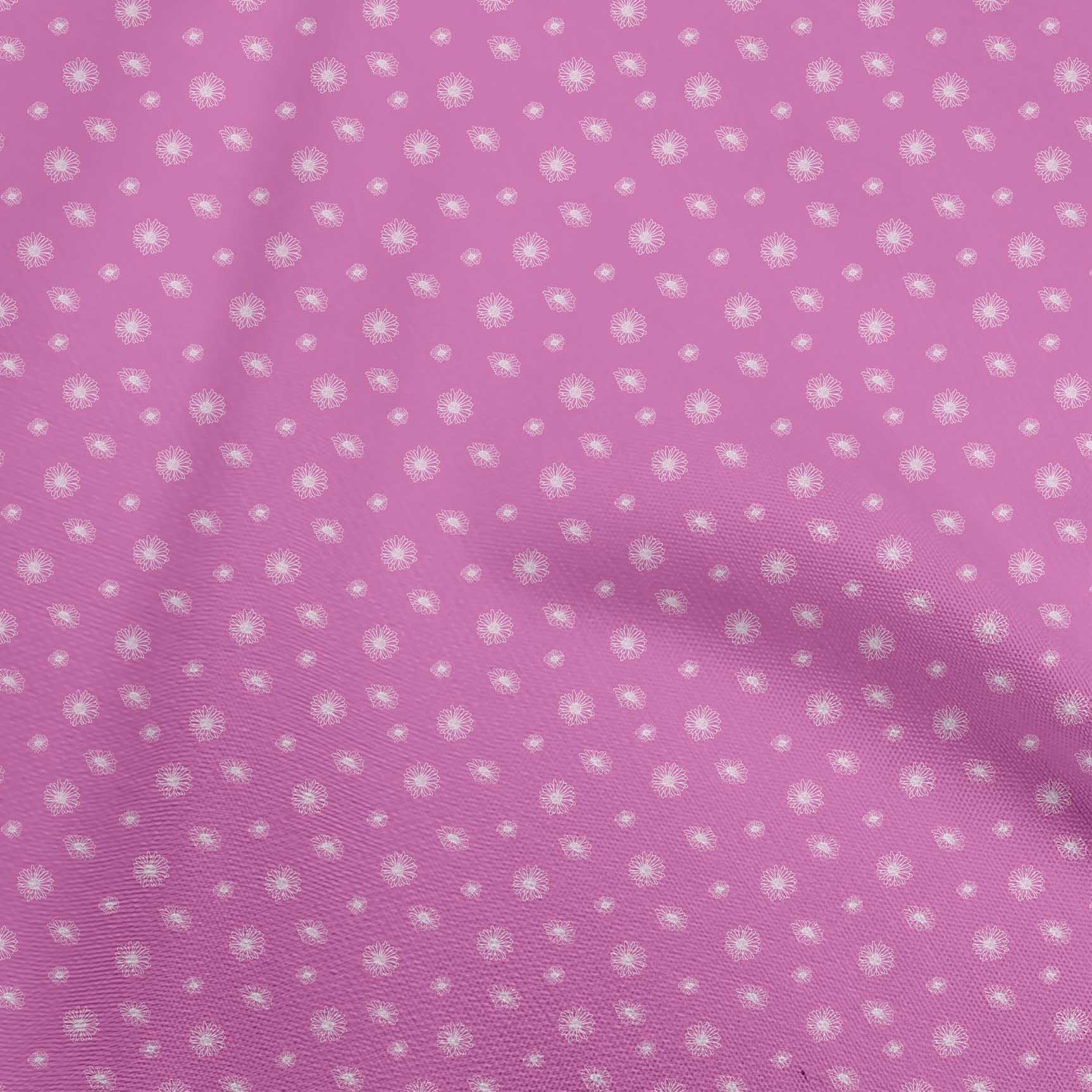 

oneOone Cotton Flex сірувато-блакитна тканина Квітковий матеріал сукні Тканина з принтом Тканина у дворі 40 дюймів 42 Inch Wide - Viscose Chiffon рожевий