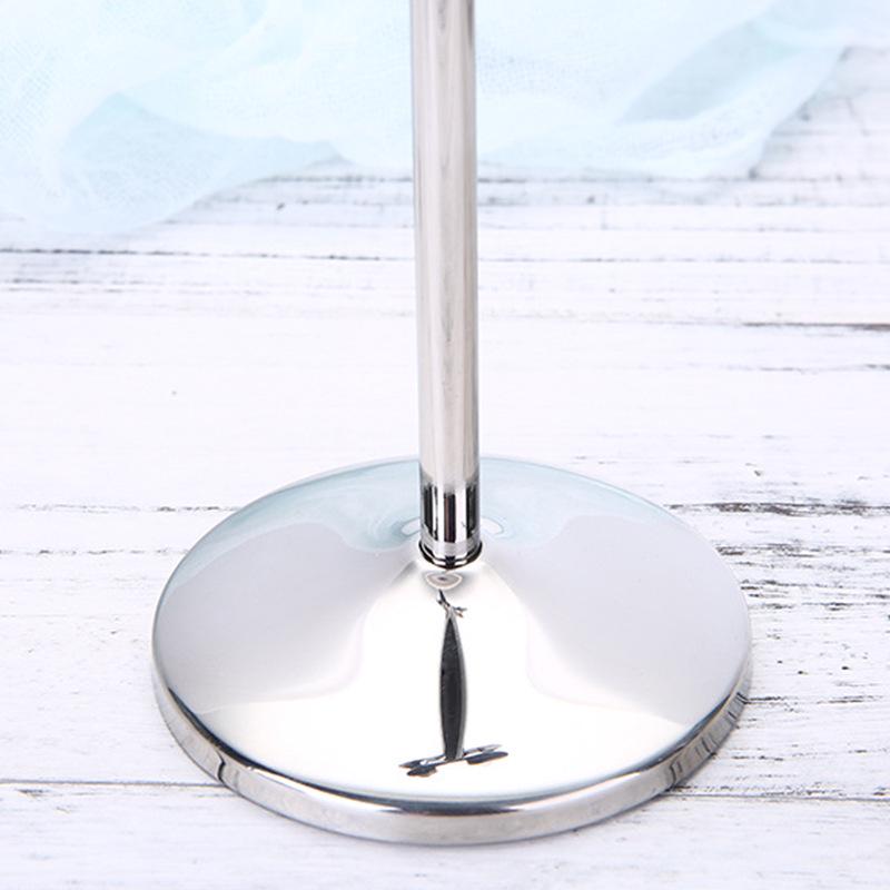 U-Shaped Stainless Steel Menu & Table Number Holder for Hotel & Wedding Banquets