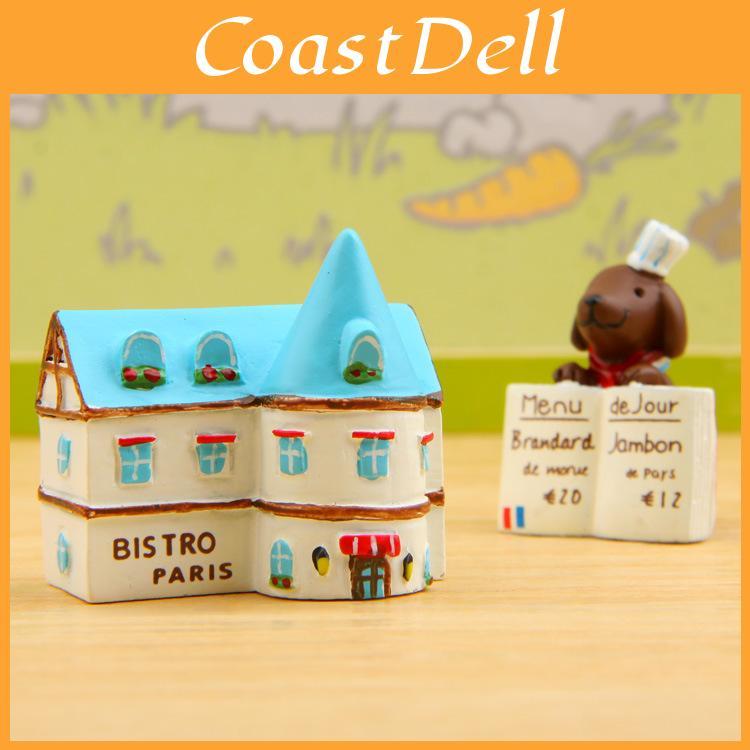 Japanese Style Resin Dog Plant Decor With Cartoon Design For Kitchen Or Restaurant Display