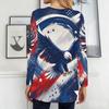 Womens Plus Size Long Sleeve Pocket T Shirt Loose Soft Casual Daily Leisure Blouse