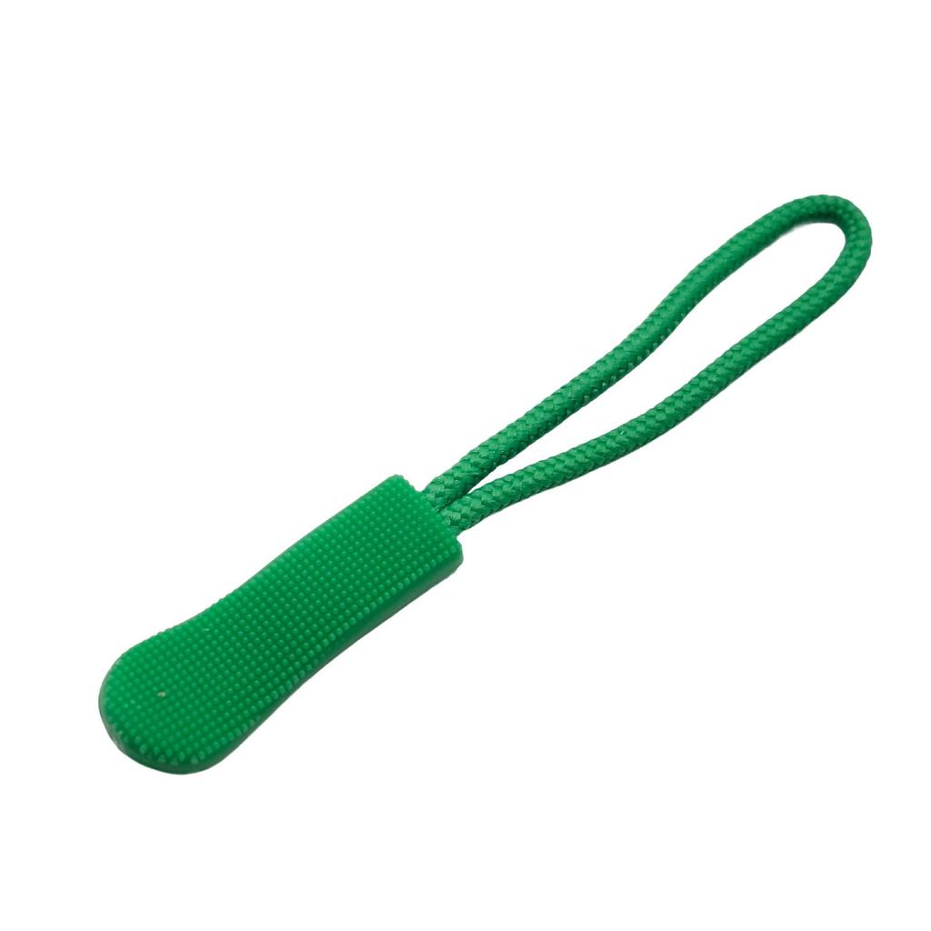 Colored PVC Zipper Pull Rope with Removable Drawstring and Rubber Pull Tab for Bags and Luggage