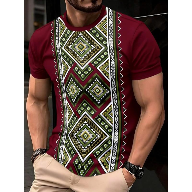 3D printed retro ethnic T-shirt