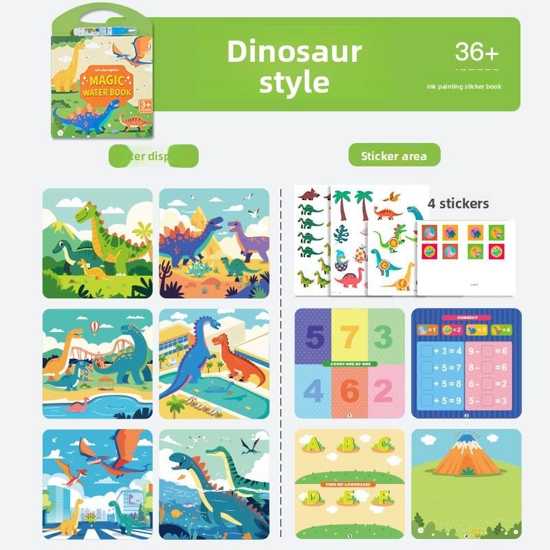 Water Painting Book For Kids With Ocean Animals Reusable Waterbased Art For Early Learning And Creativity