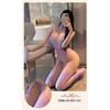Man Wants Sexy Purple Fishnet Socks Perspective Seduction Women's One-piece Net Socks Pure Desire Large Size Stockings Hot Net Clothes W04