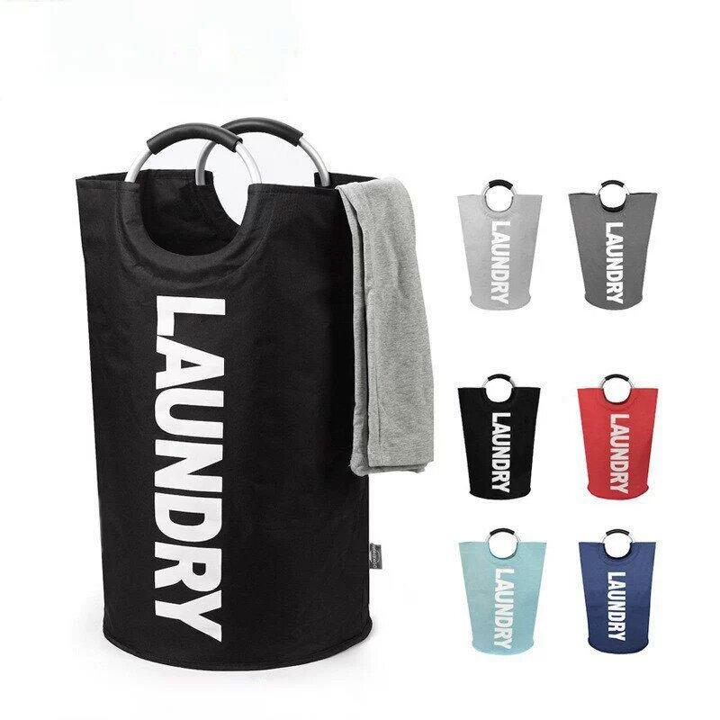 Extra-Large Waterproof Laundry Basket with Padded Handle - Foldable, Multi-Purpose Storage for Bathroom, Laundry Room, Balcony