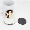 Customizable Round Shape Eco-Friendly DIY Magnet Sticker MDF Wood Blank for Sublimation Personalized Refrigerator Magnets Photos