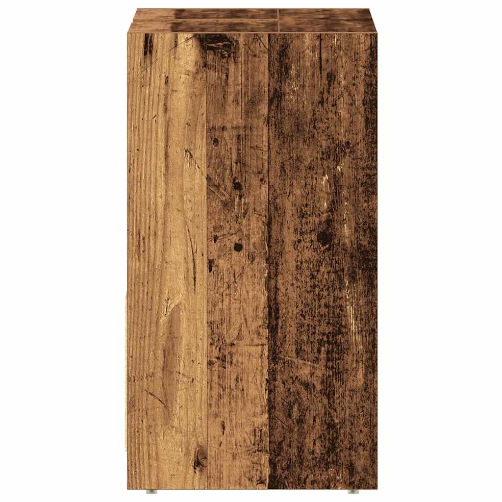 Bathroom Vanity Cabinet with Rustic Wood Effect 60 X 33 X 60 Cm Engineered Wood