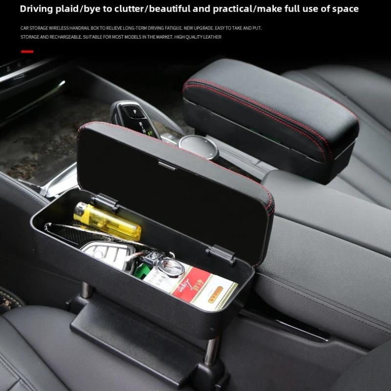 Car seat armrest box multi-functional storage box, storage box, central control lifting armrest box universal elbow rest, raised