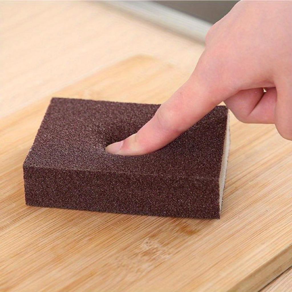 Dishwashing Sponge, Diamond Sand, Kitchen Sink, Rust Removal, Grinding Sponge Block, Household Cleaning Brush, Pot Cleaning Tool