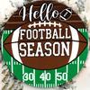 Football Season Aluminum Metal Sign Vintage Sports Bar Wall Decor Plaque