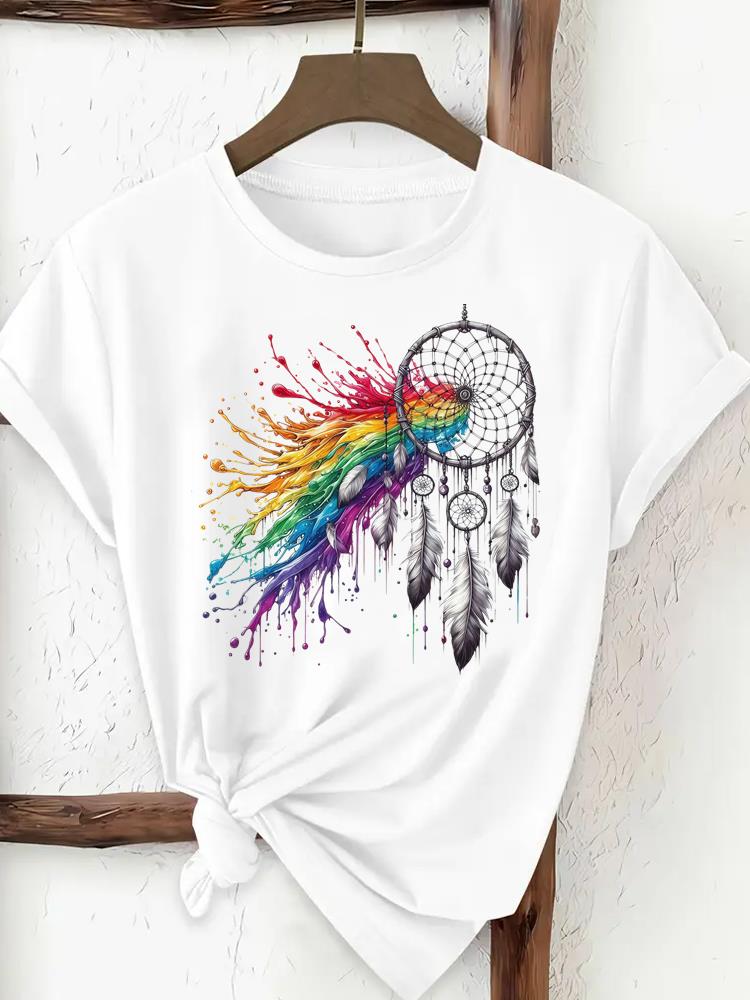 (Asian Size) lovely cute style Women Fashion Tee Top Clothing T Shirt Woman Print Female Short Sleeve Graphic T-shirts