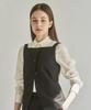 Kkeulle Square Vest Top_Black